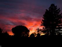 Coucher de soleil sur Balma