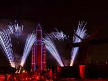 Cité de l'espace, feux par "Musique et feux"