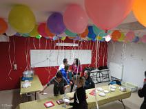 Scéance gonflage de balons