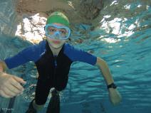 C'est quoi ce sapin au fond de la piscine ?