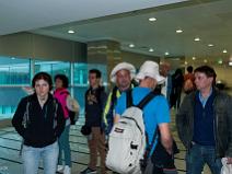 Rassemblement à Istambul à la sortie de l'avion