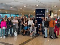 Photo de groupe, étape à Istambul