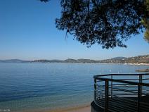 Vue depuis la terrasse du café